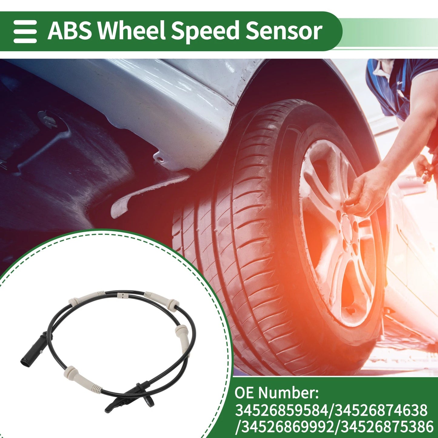 ABS Wheel Speed Sensor for BMW G30 (2016–2017) No. 34526859584/34526874638