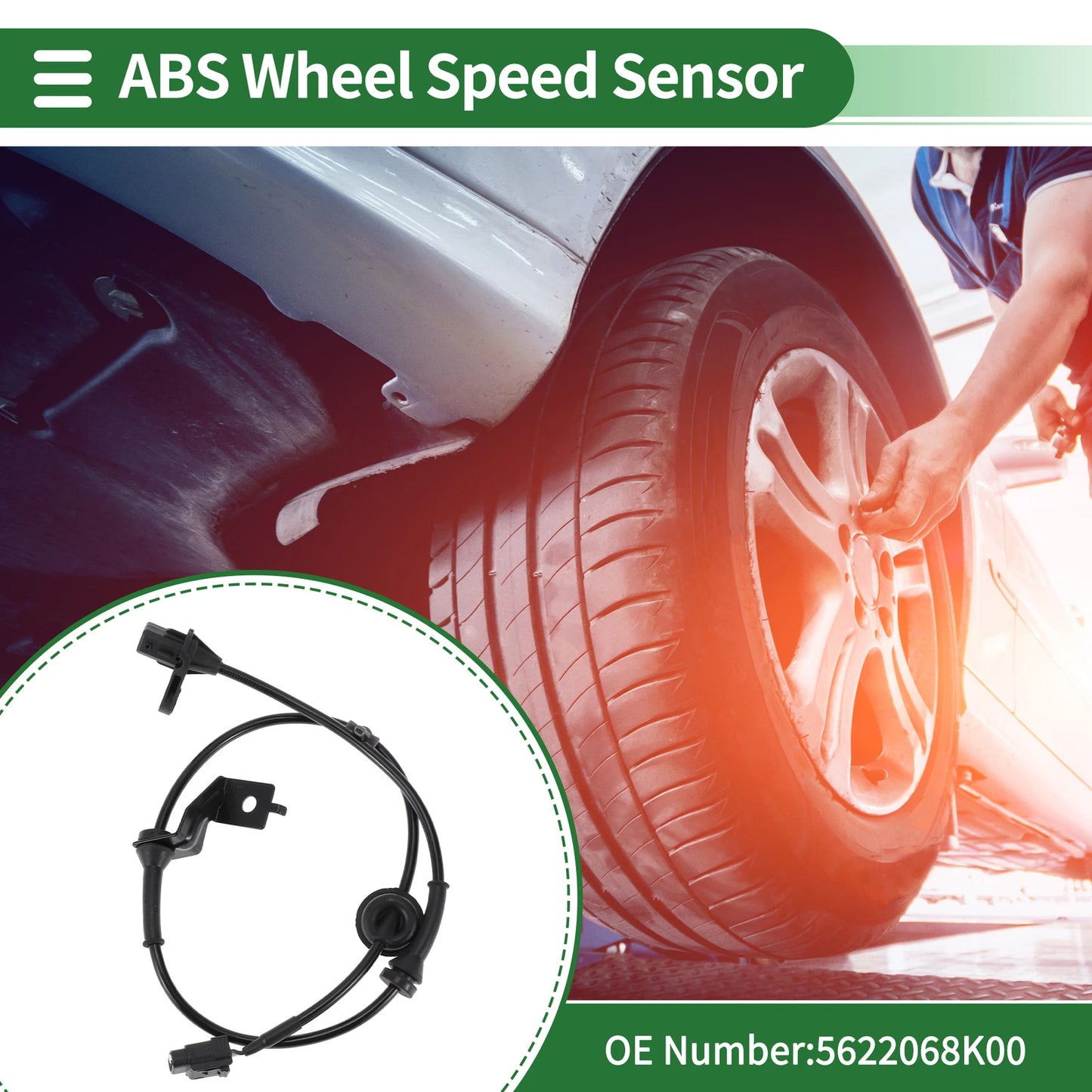 ABS Wheel Speed Sensor No. 5622068K00 for Suzuki Alto V (2008–2014)