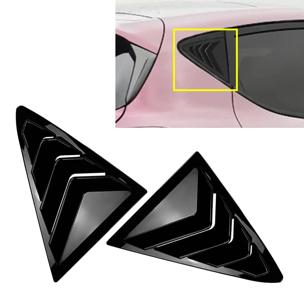 Rear Window Louver Shutter Cover Trim for Ford Fiesta MK8 (2018–2024)