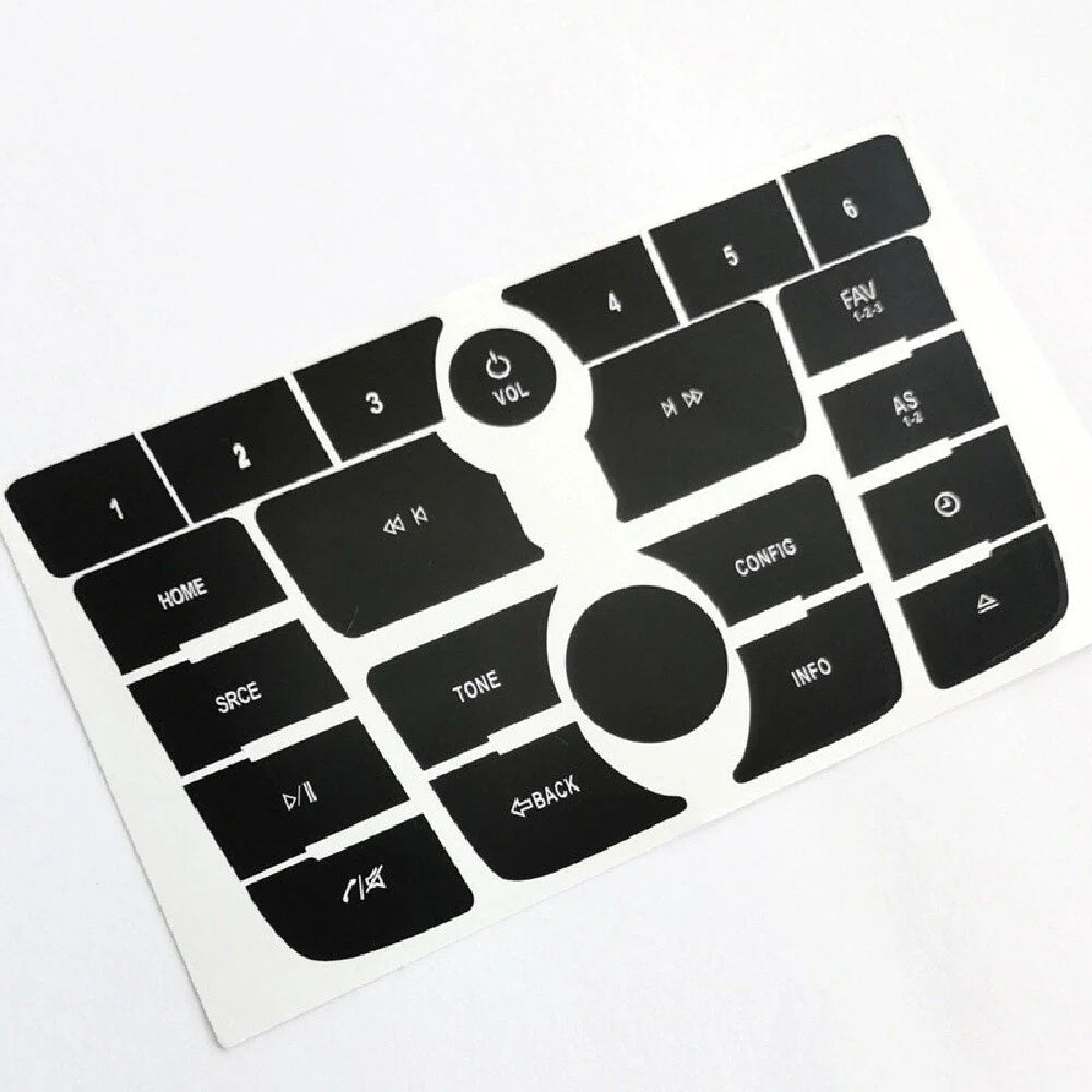Car Radio Button Repair Decal Sticker Set for Buick Verano Encore (2012-2017)