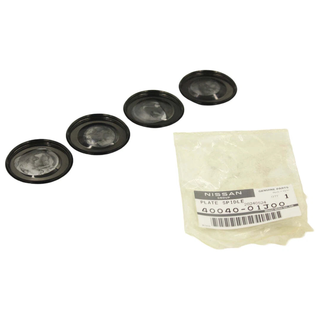 Set of 4 Swivel Hub Grease Bearing Seal Cap Plates for Nissan Patrol GQ Y60 GU Y61