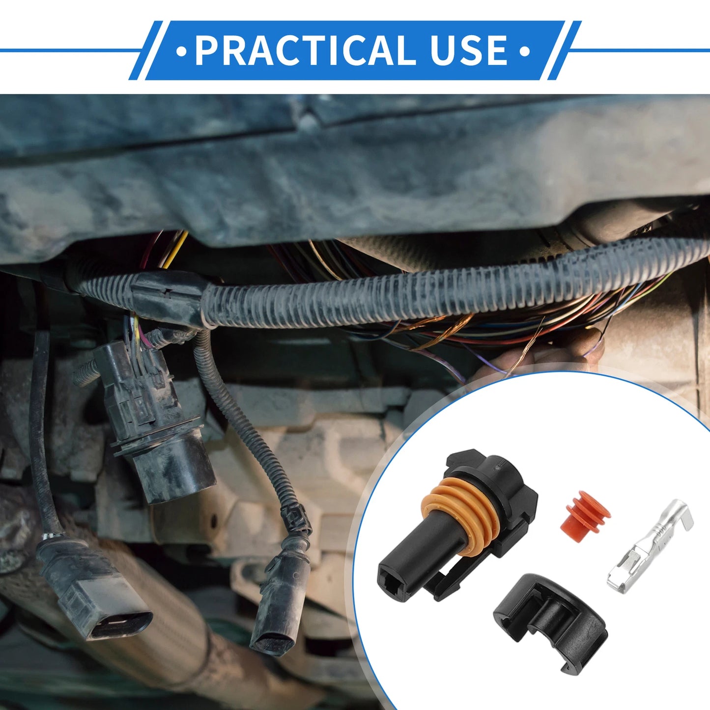 1 Pin Wiring Harness Connector Plug for Chevy Cadillac (No. 12065172)