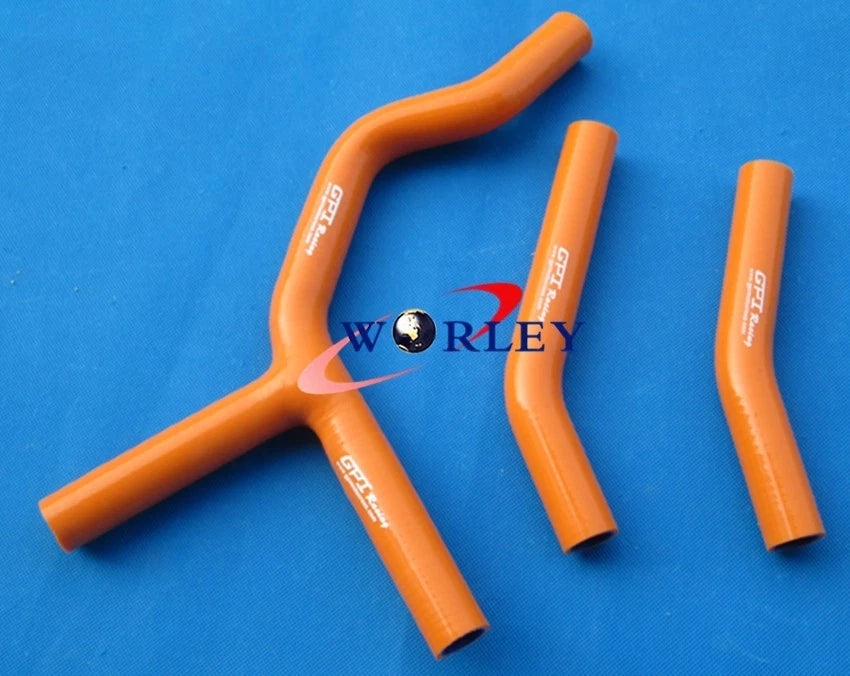Silicone Radiator Hose for KTM 250SX 2003–2006 (Orange)