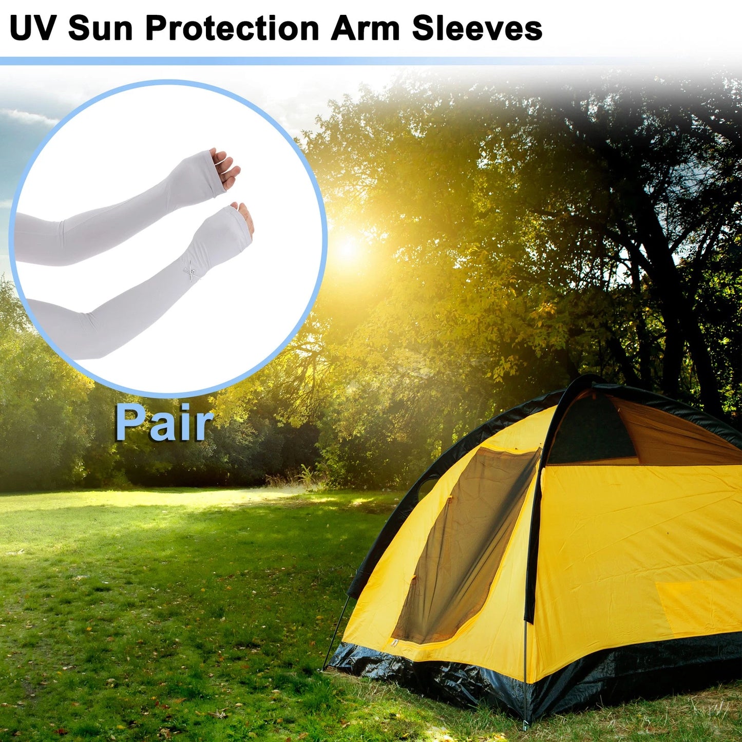 Arm Sleeves for Cycling (Light Purple)