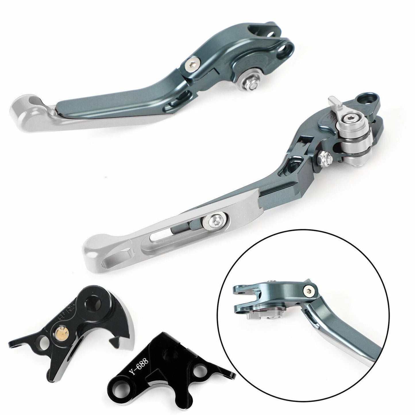 Silver Frame Collision Slider Guard for Yamaha Nvx Aerox Nmax (2015–2019)