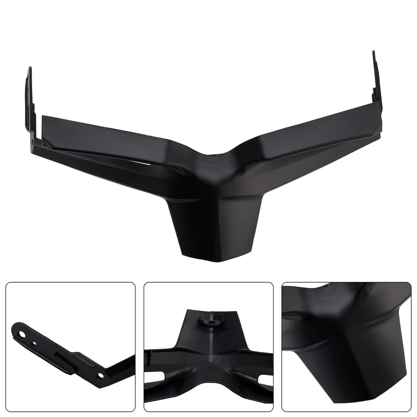 Upper Front Headlight Fairing for Honda CBR650R (2024–2025) Black