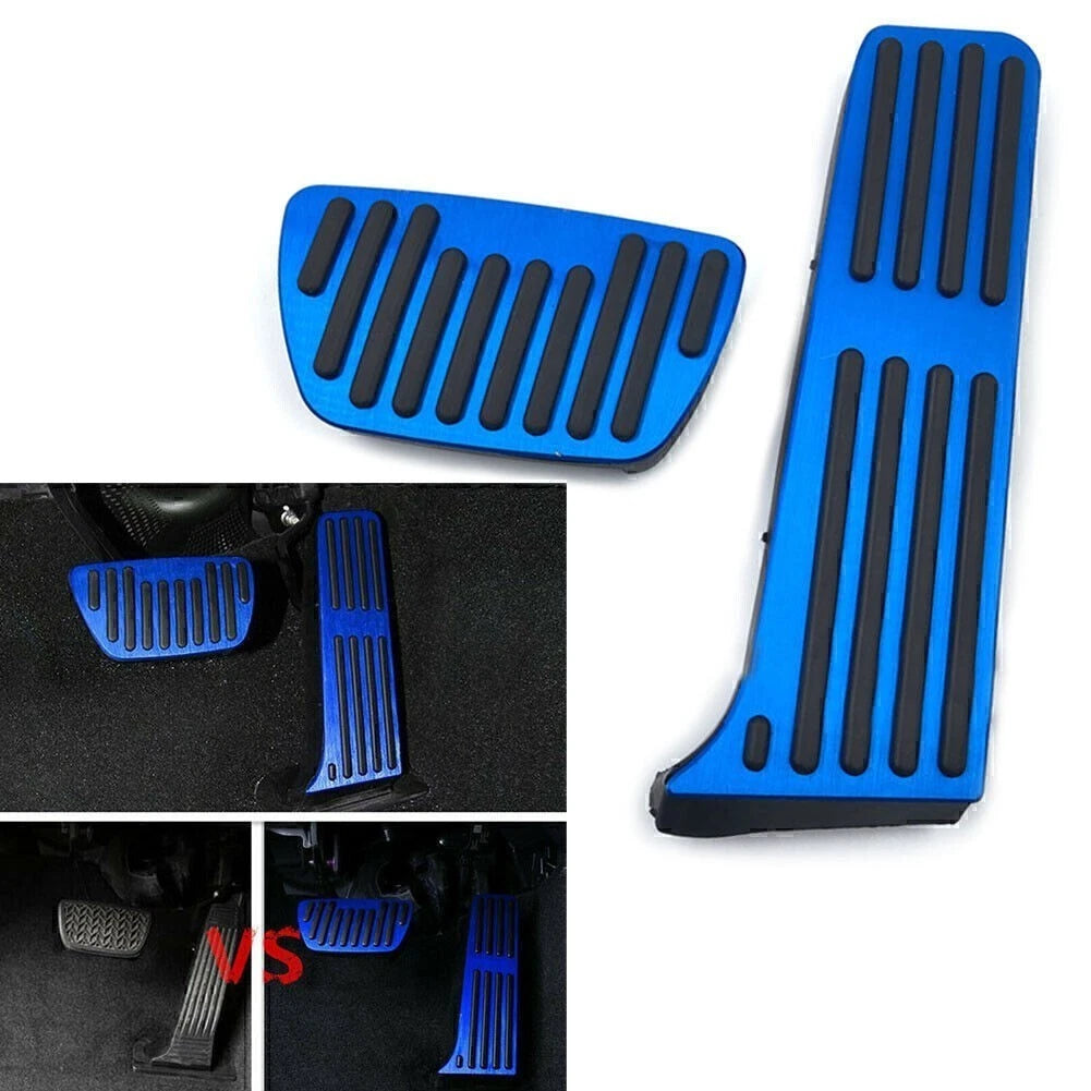 No Drilling Gas Brake Foot Pedal Cover for Toyota Camry (2018–2020) Blue