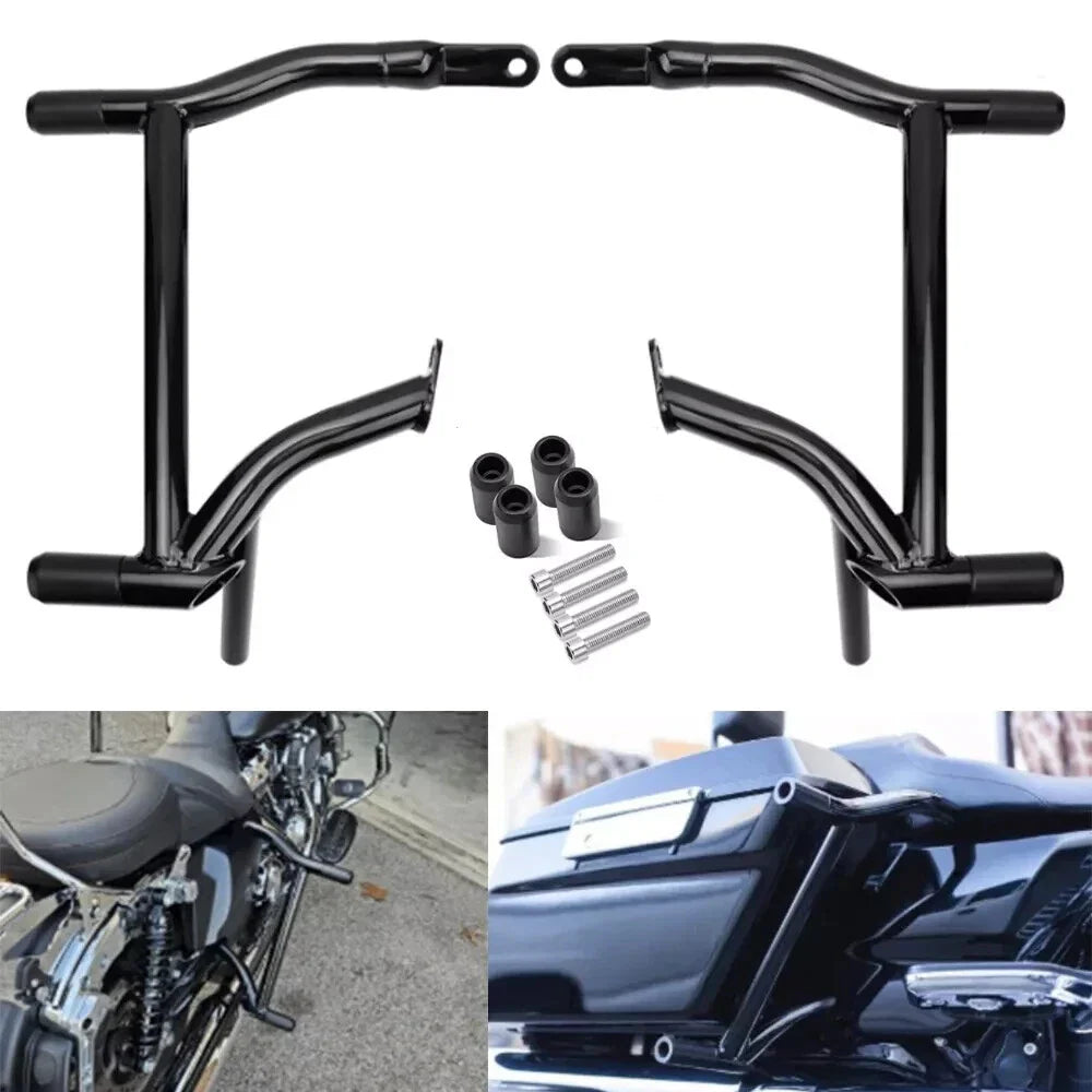 Saddlebag Guards Crash Bars for Harley Electra Street Road Glide (2009-2024)
