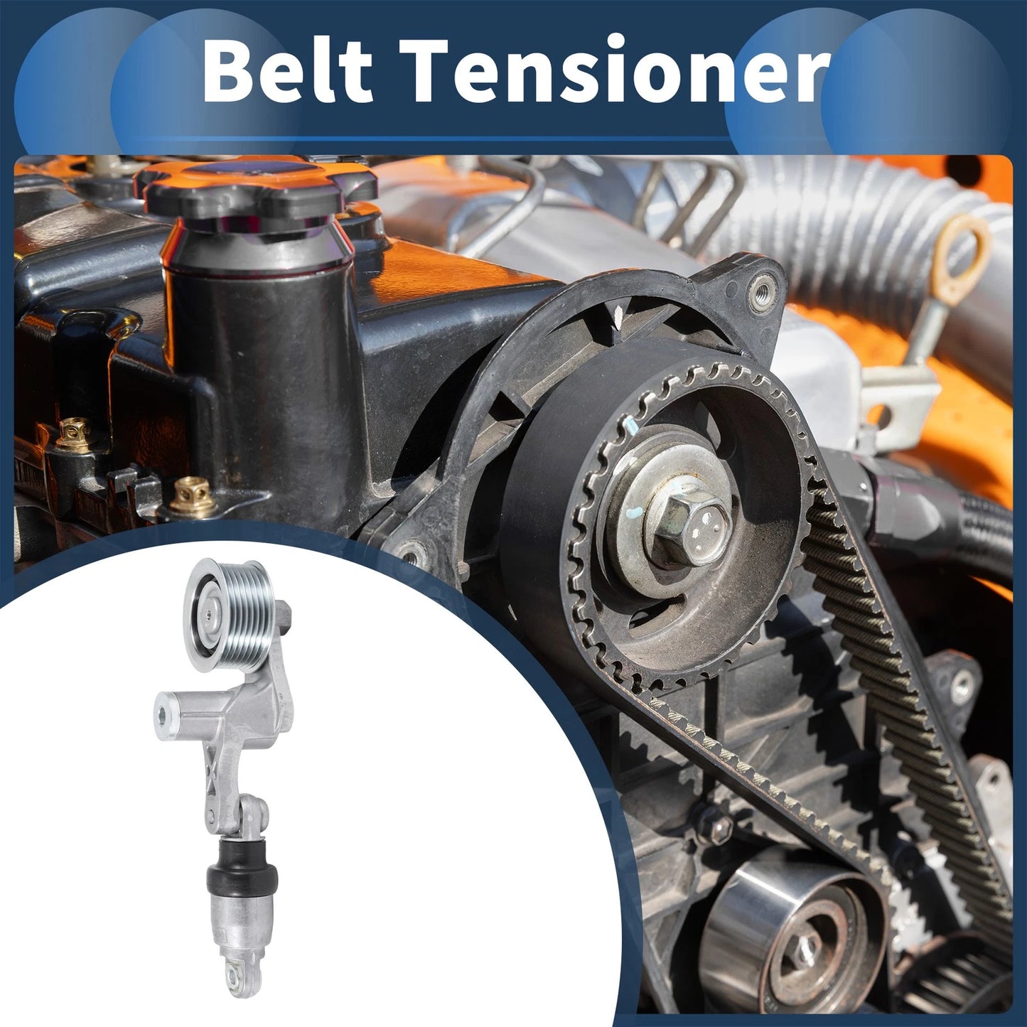 Belt Tensioner for Honda Civic (2013–2022) No. 31170RZ0G01/F58059805 Metal