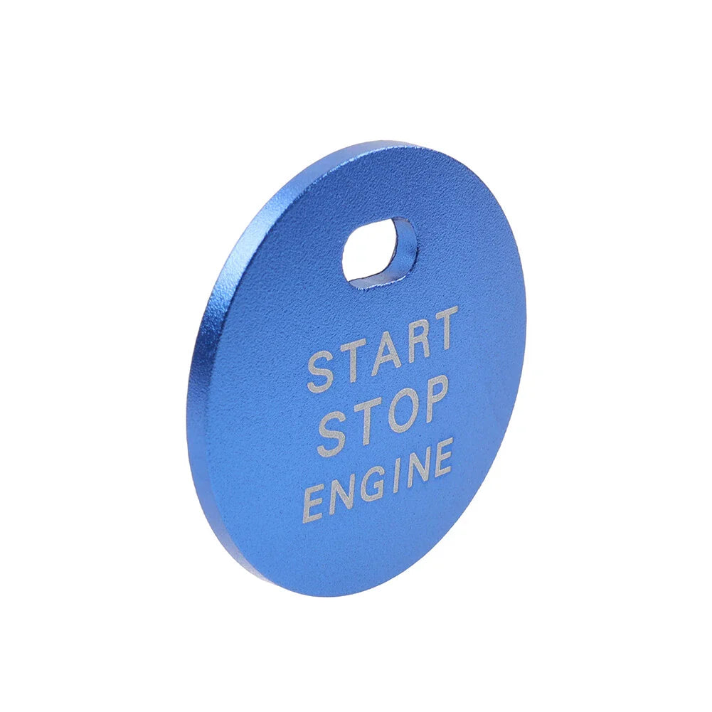 Blue Engine Start Push Button Cover Trim for Mazda 3 6 CX-5 (2003-2023)
