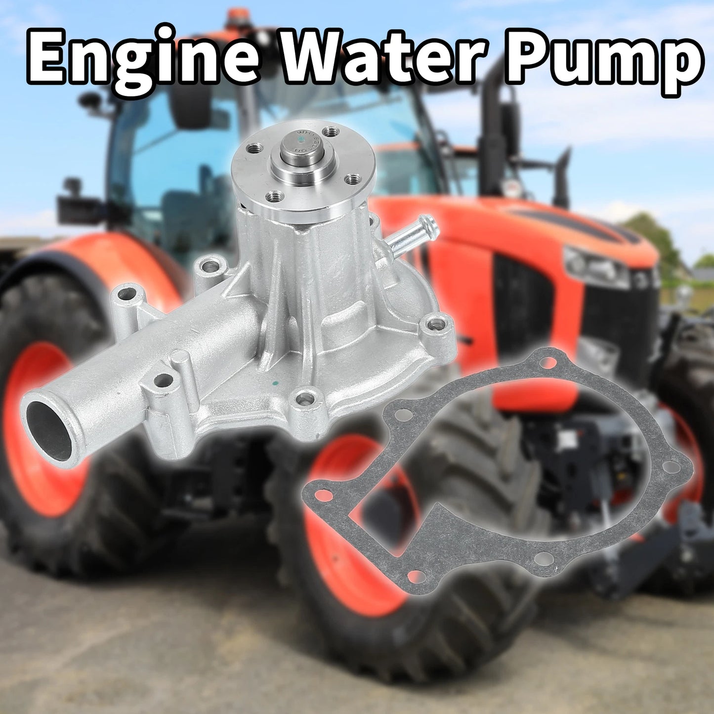 Water Pump with Gasket for Kubota Engine V1505