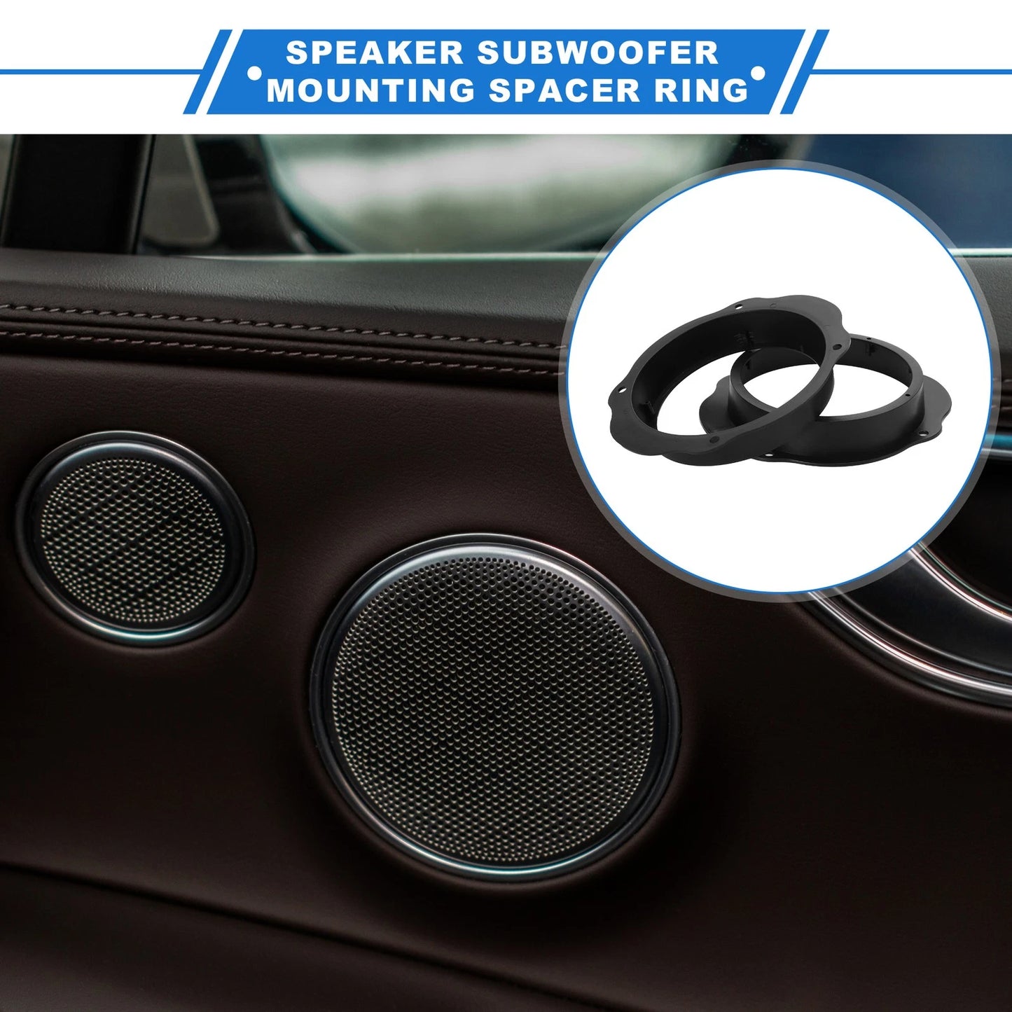 2X Speaker Spacer Ring for Ford C-Max (2013–2019) 6.5'' Tweeter