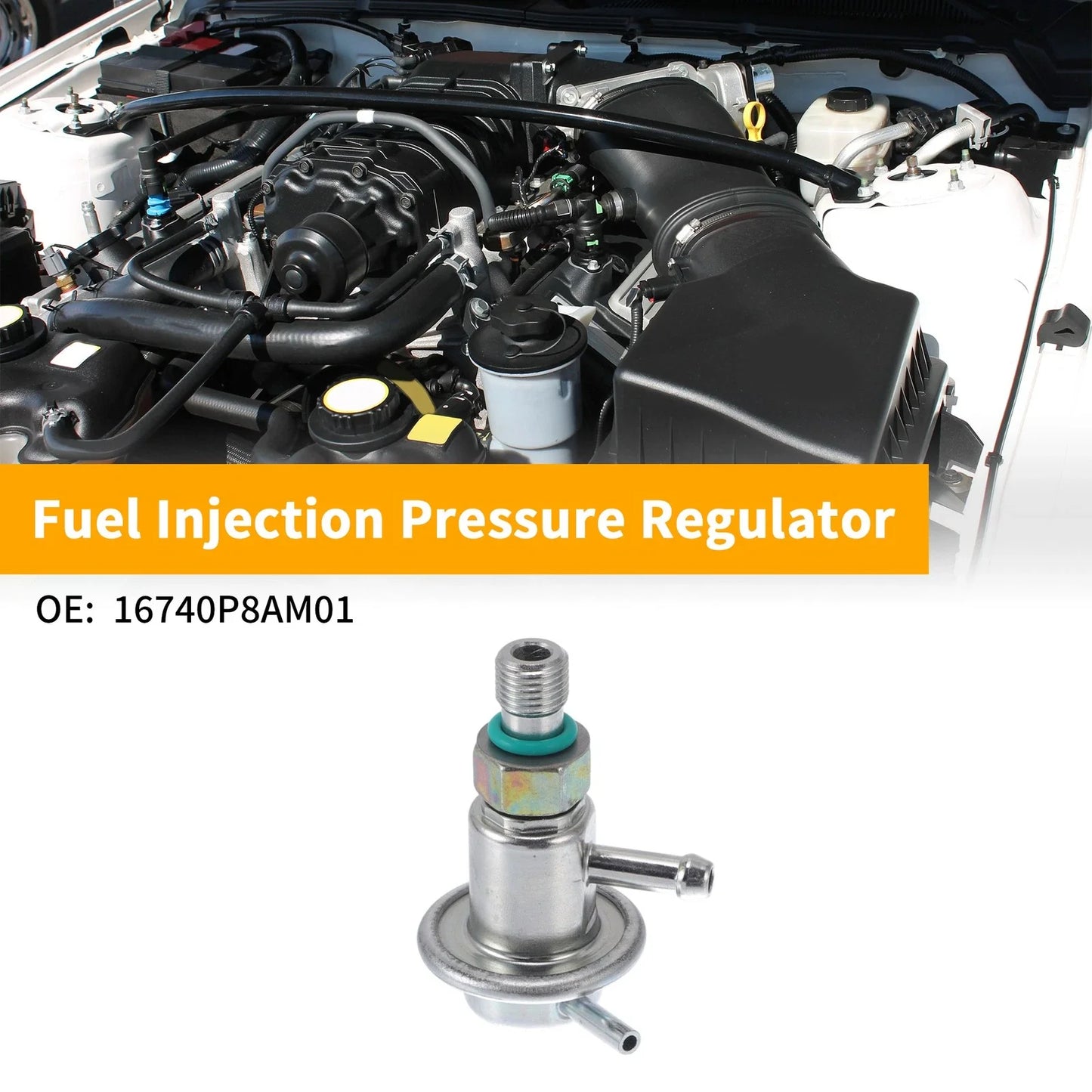 Fuel Pressure Regulator for Honda Odyssey (1999-2001) - Metal 1 x Unit