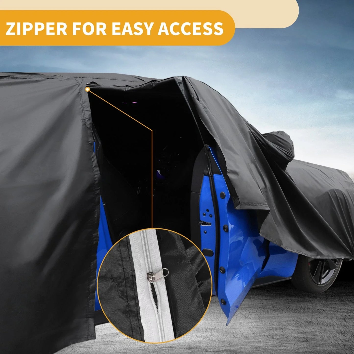 Car Cover Waterproof All Weather for BMW 1 Series Sedan Black Aluminum Film