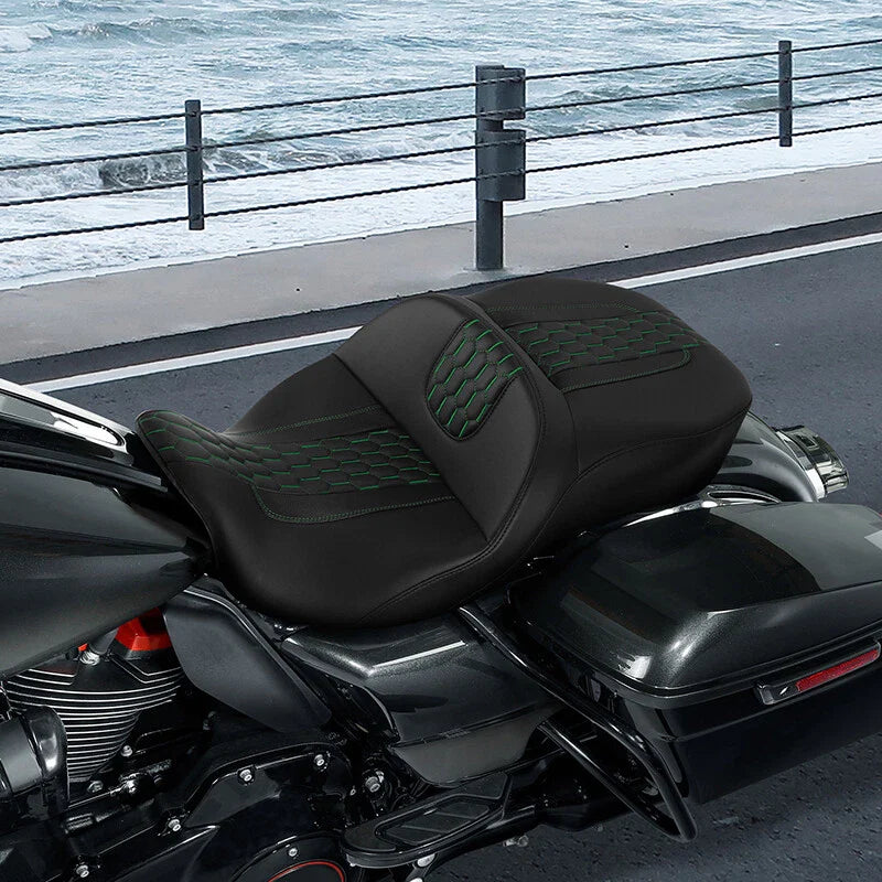 Driver Passenger Seat for Harley Electra Glide, Street Glide, Road King (2009-2023)