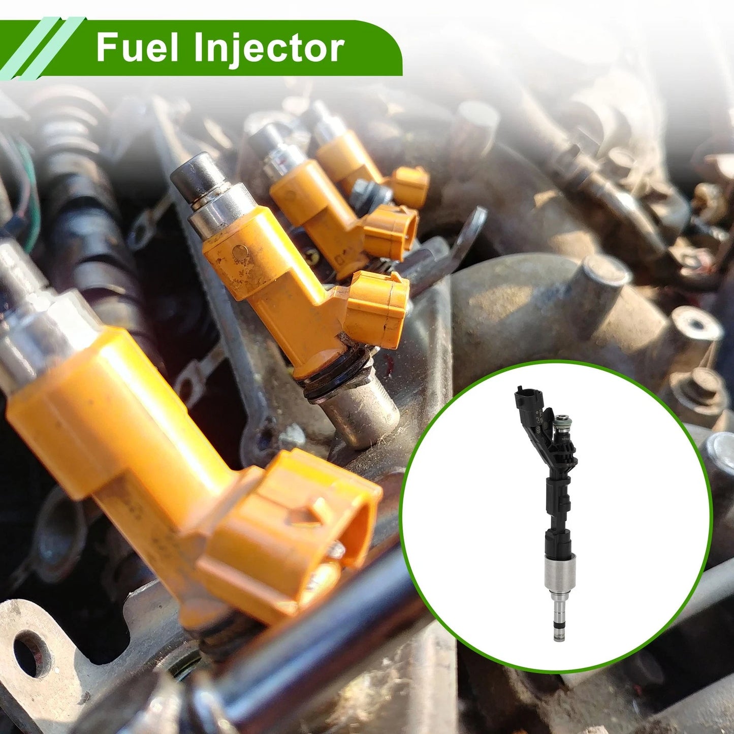 Fuel Injector No.FX239F593AC for Jaguar XE 3.0S (2015–2017), XF Saloon 3.0