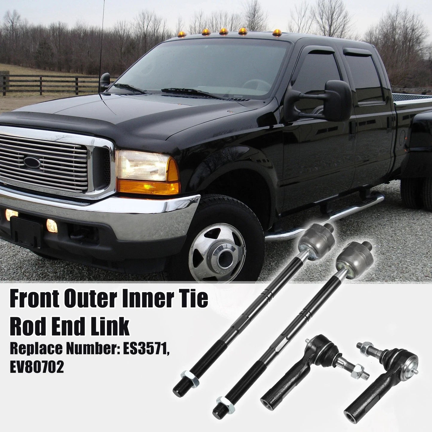 4 Pcs Tie Rod End Links for Dodge Charger (2011-2023)