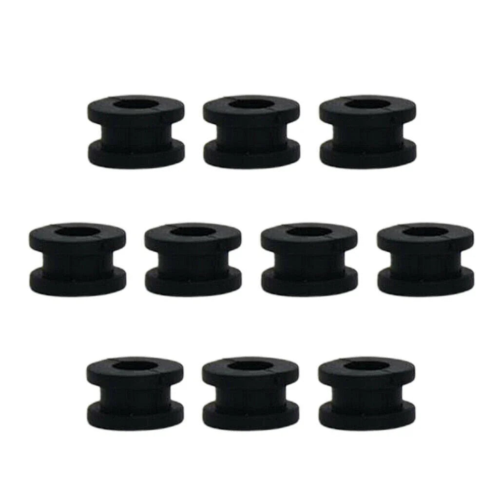 10 x Rubber Grommet Mount Set Side Cover Fender Parts for Motorcycles