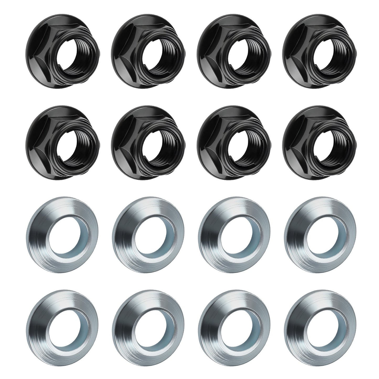 16pcs Lug Nuts for Honda TRX400EX TRX400X TRX450R TRX450ER TRX700XX (2000–2014)