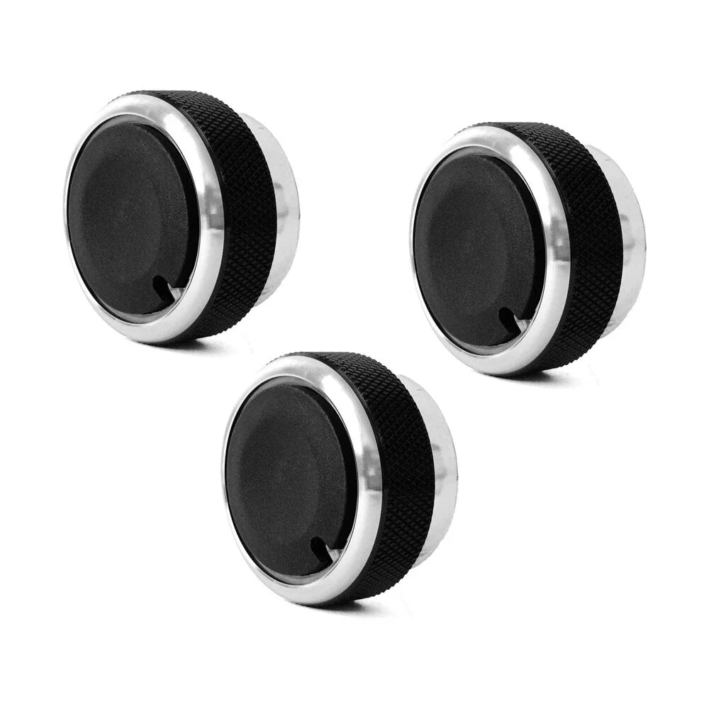3 x Switch Knob Heater Climate Control Button A/C for Ford Focus Mondeo Fusion