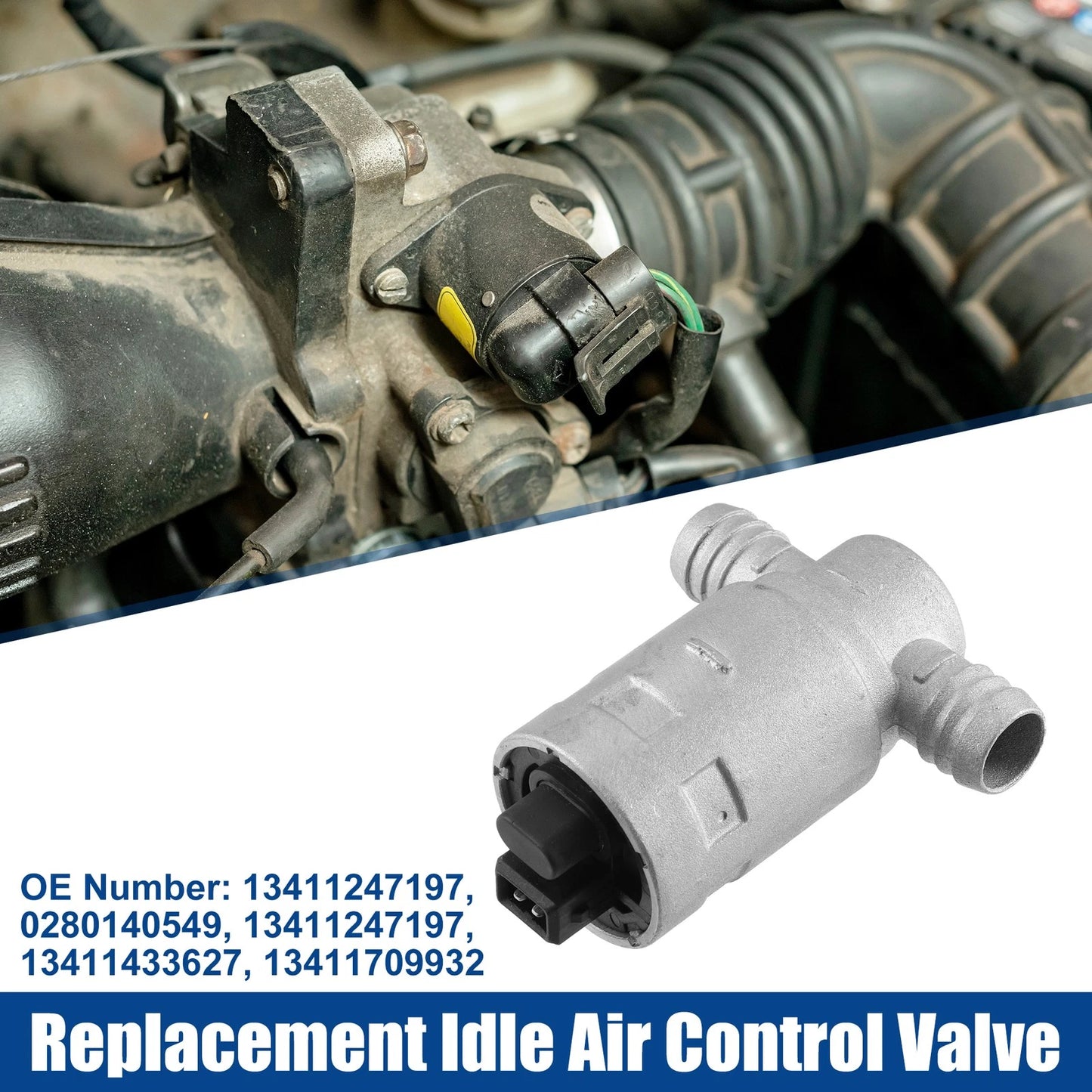 Idle Air Control Valve for BMW 318i 740i 740iL (1991–1992)