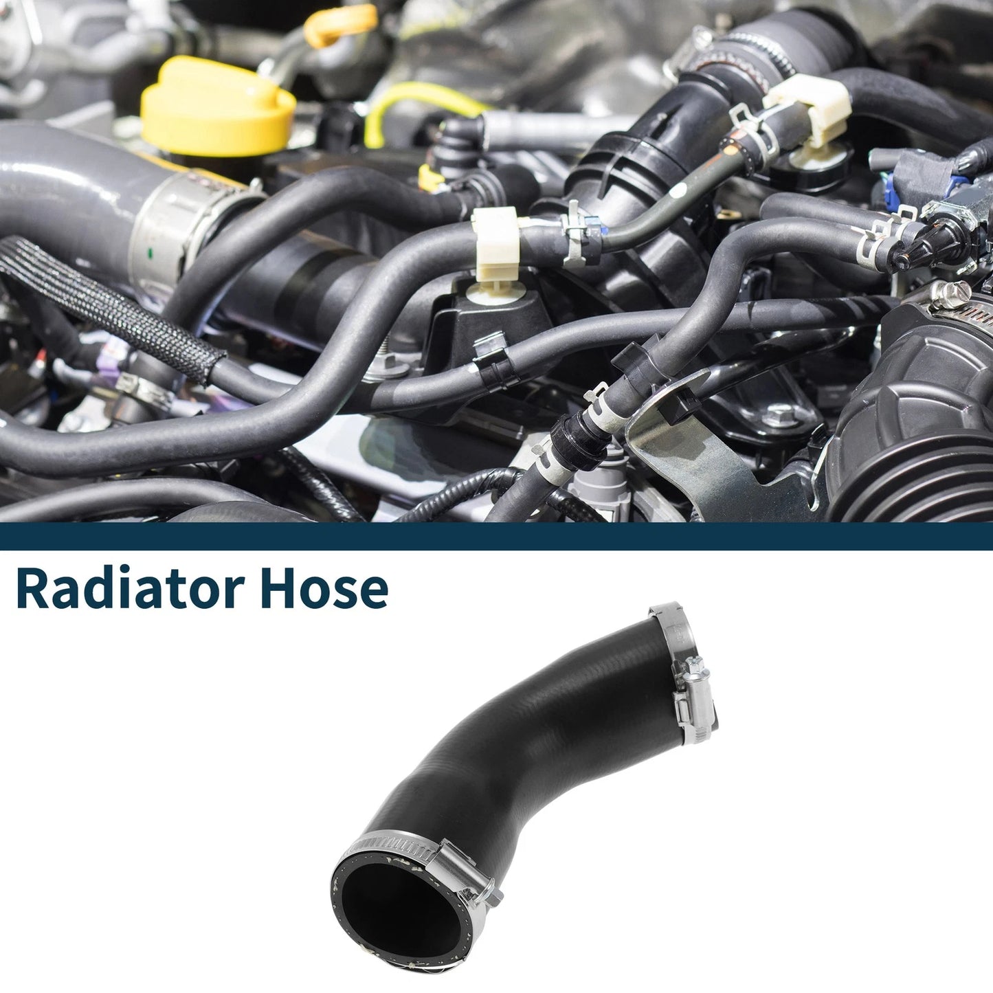Radiator Hose for BMW 3 Series E46 (1999–2005) No. 11612247903 Black