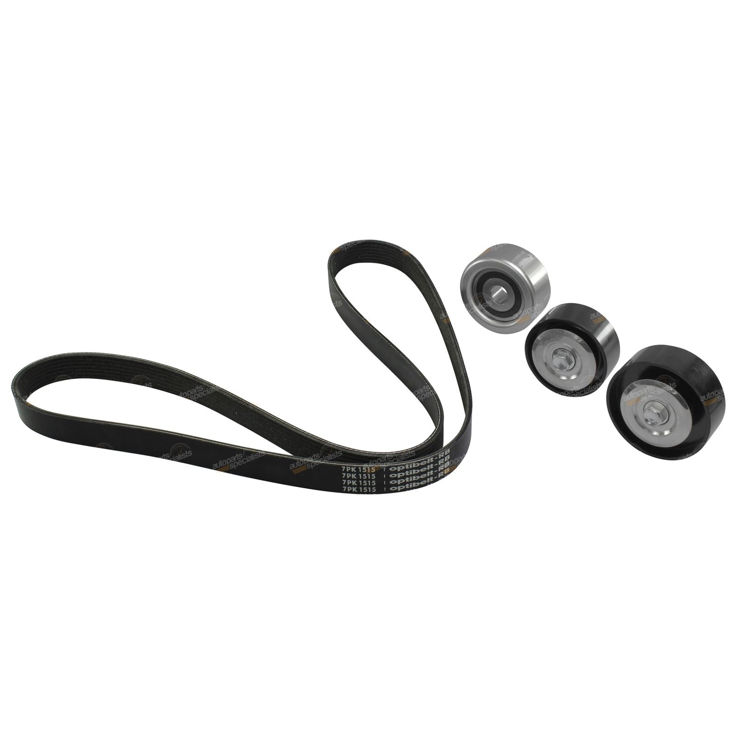 Drive Fan Belt and Idler Pulley Kit for Hilux 3.0L Diesel (2005–2013)