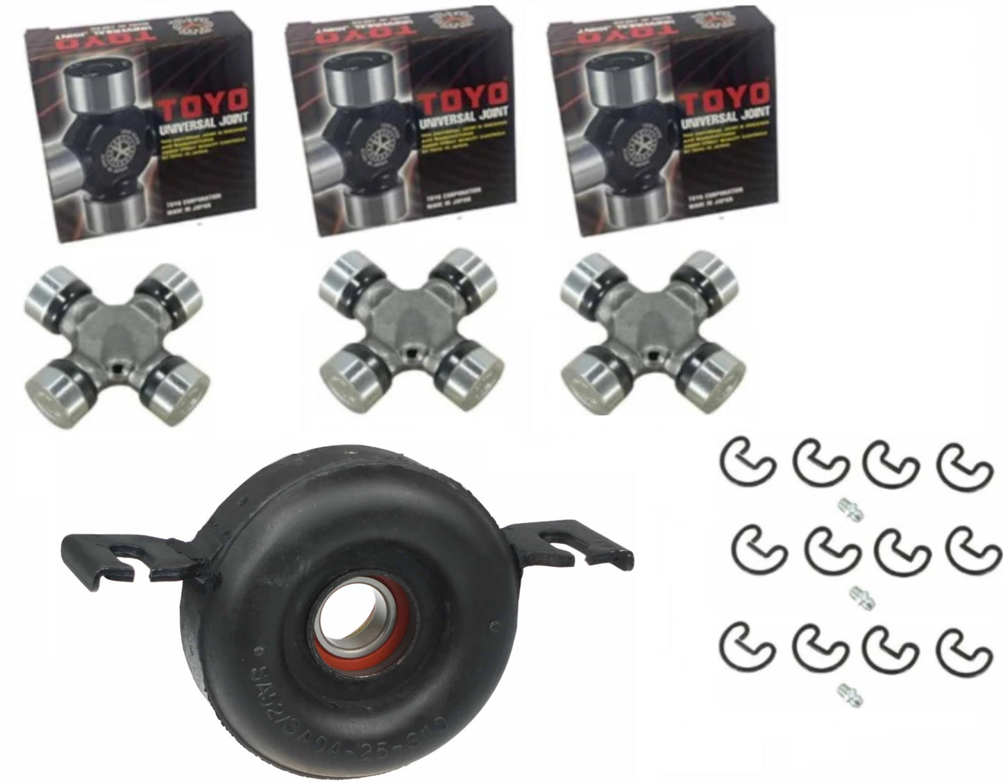 Centre Bearing and Universal Joints for Mazda Bravo B2500 B2600 UN (1999–)