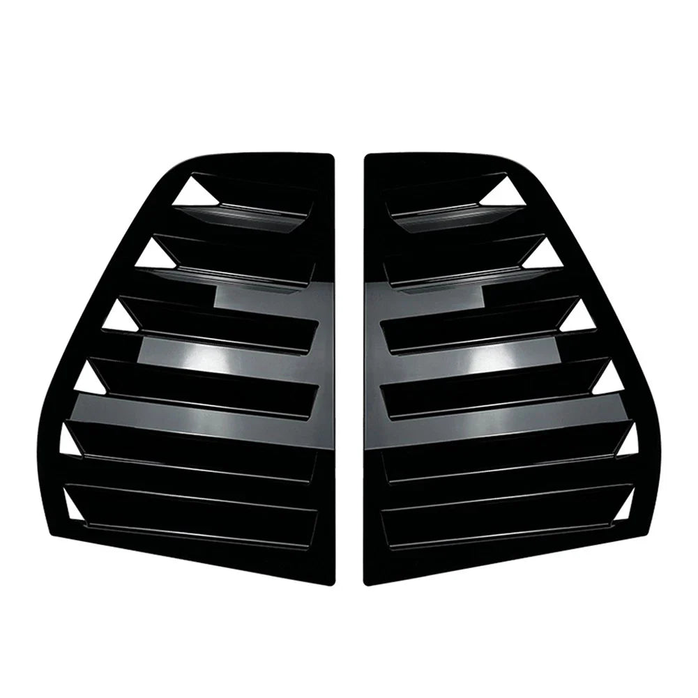 Gloss Black Rear Window Louver Cover Trim for VW Golf MK5 (2004-2008)