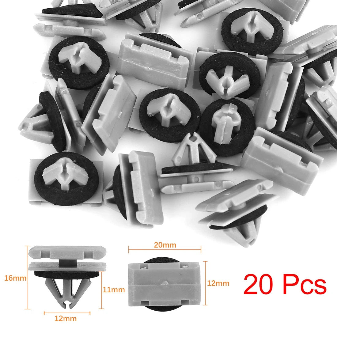 20pcs Plastic Rivet Bumper Fastener Clip for Jeep Cherokee WK2 (2011–2021) 68172491AA