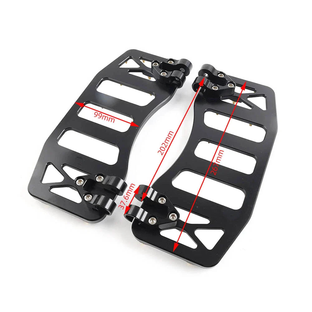 CNC Foot Pegs for Harley Softail Touring Road Glide Trike