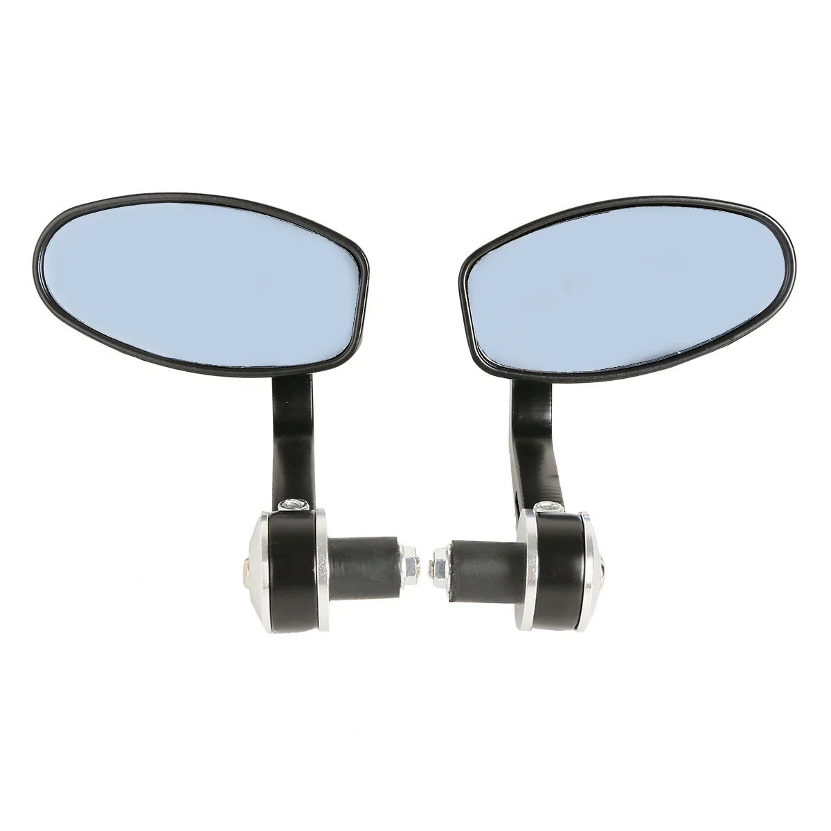 7/8" Handlebar Bar End Rearview Mirrors for Honda Street Bike Chopper