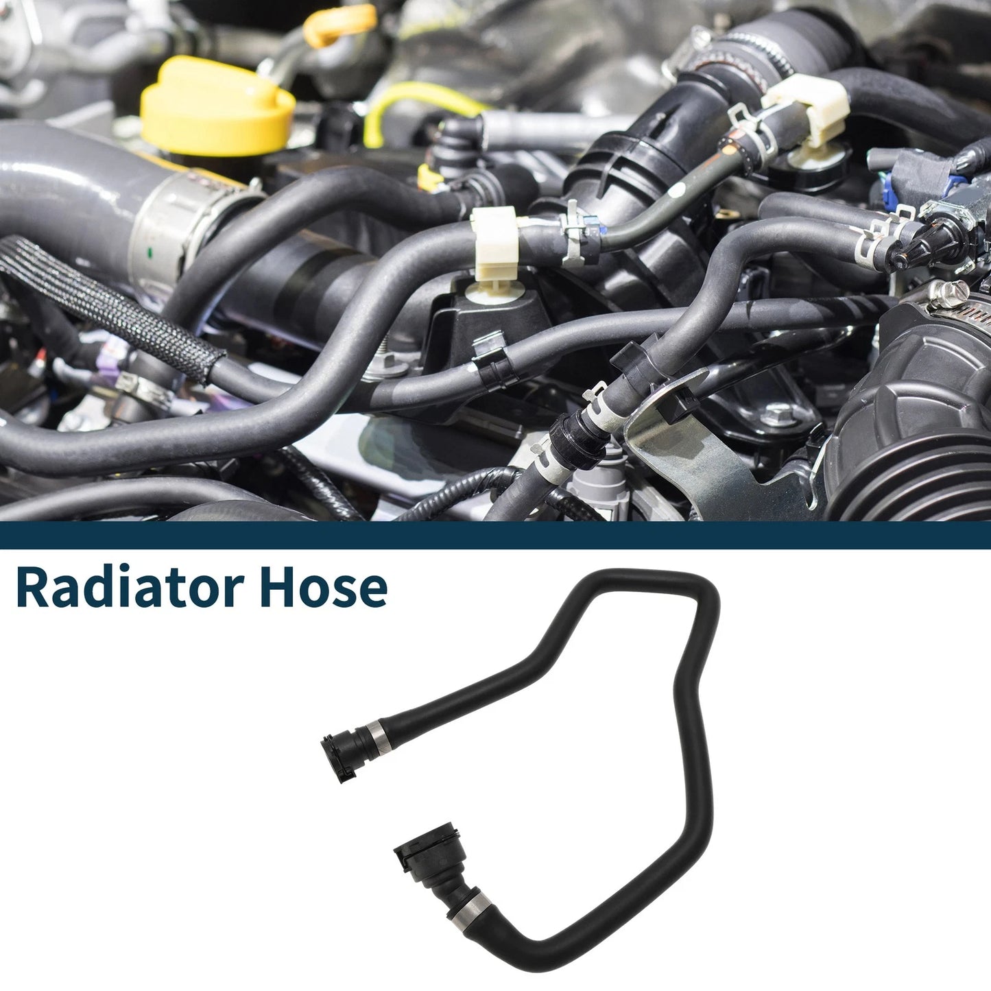 Radiator Hose No. 17127809819 for BMW 5 Gran Turismo (F07) 520d (2009–2017)