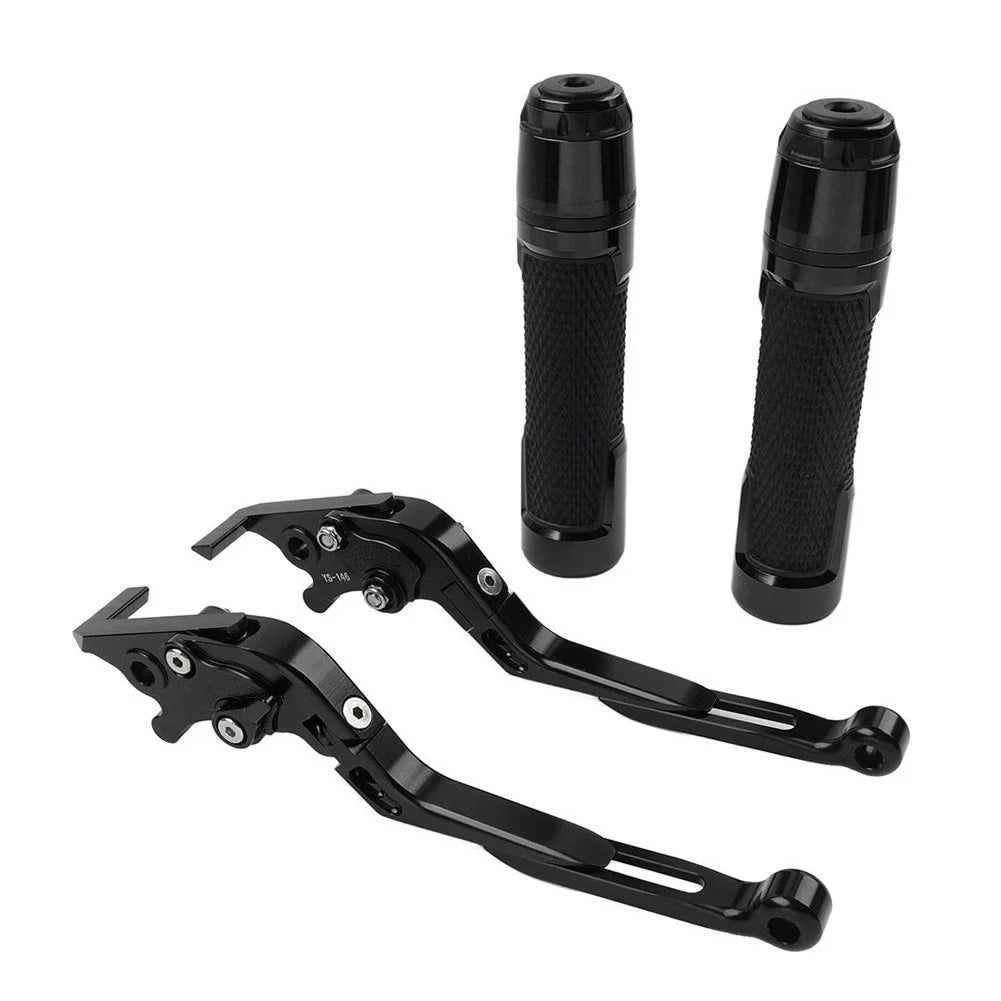 Folding Extendable Brake Clutch Levers & Handlebar Grips for BMW C650GT C600 (2012-2016)