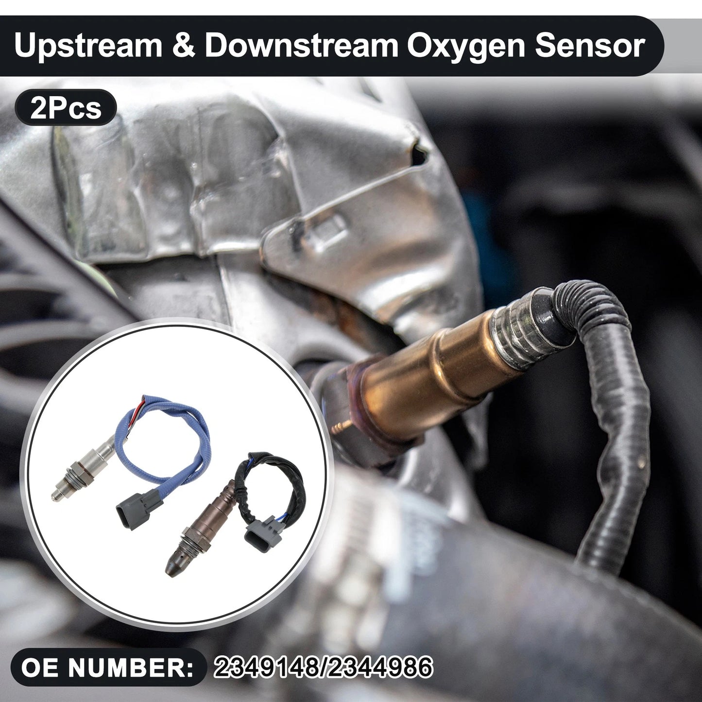 2X Oxygen Sensor for Nissan Altima 3.5L V6 (2002–2006) 2349148