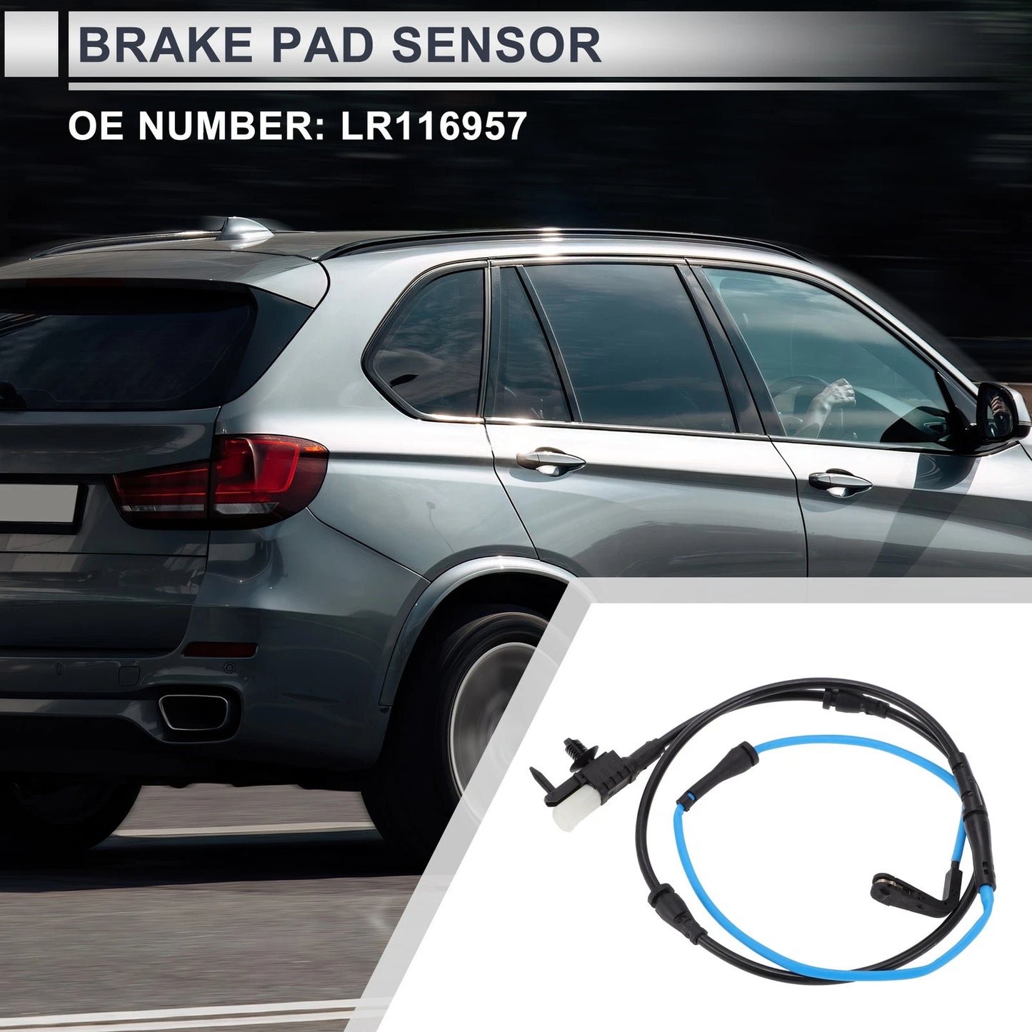 1pc Brake Pad Wear Sensor for Jaguar F-Pace (2019–2023) LR116957