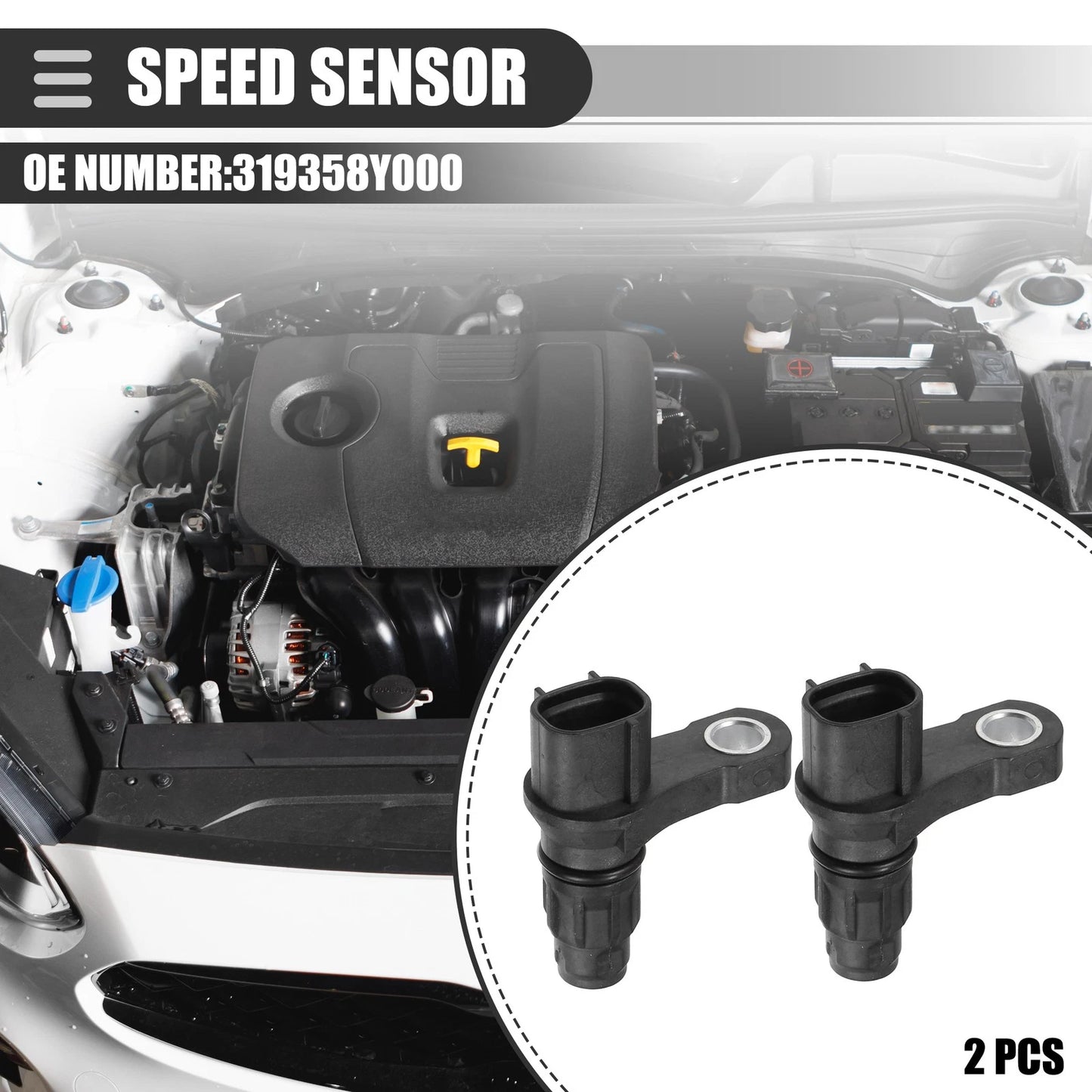 2X Transmission Vehicle Speed Sensor for Nissan Quest (2004–2009) No. 319358Y000