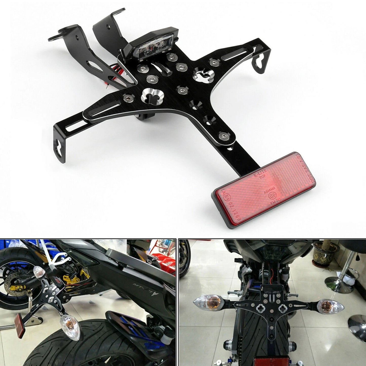 Tail Tidy License Plate Holder for Yamaha R25/R3 MT-03 (2015–2016)