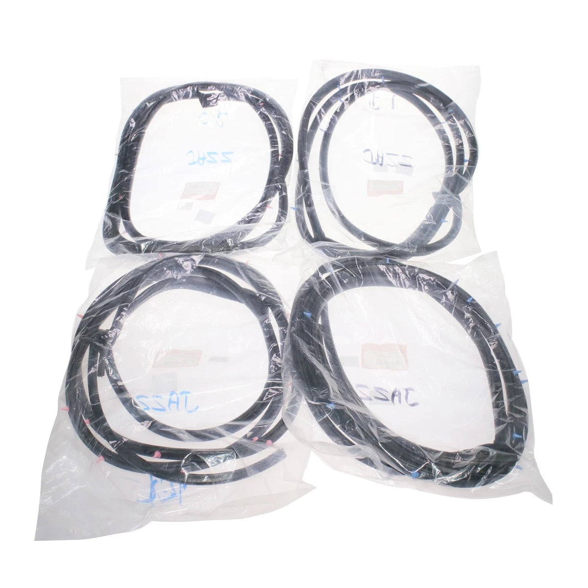 Set of 4 Door Weatherstrips for Honda Fit Jazz (2004–2006)