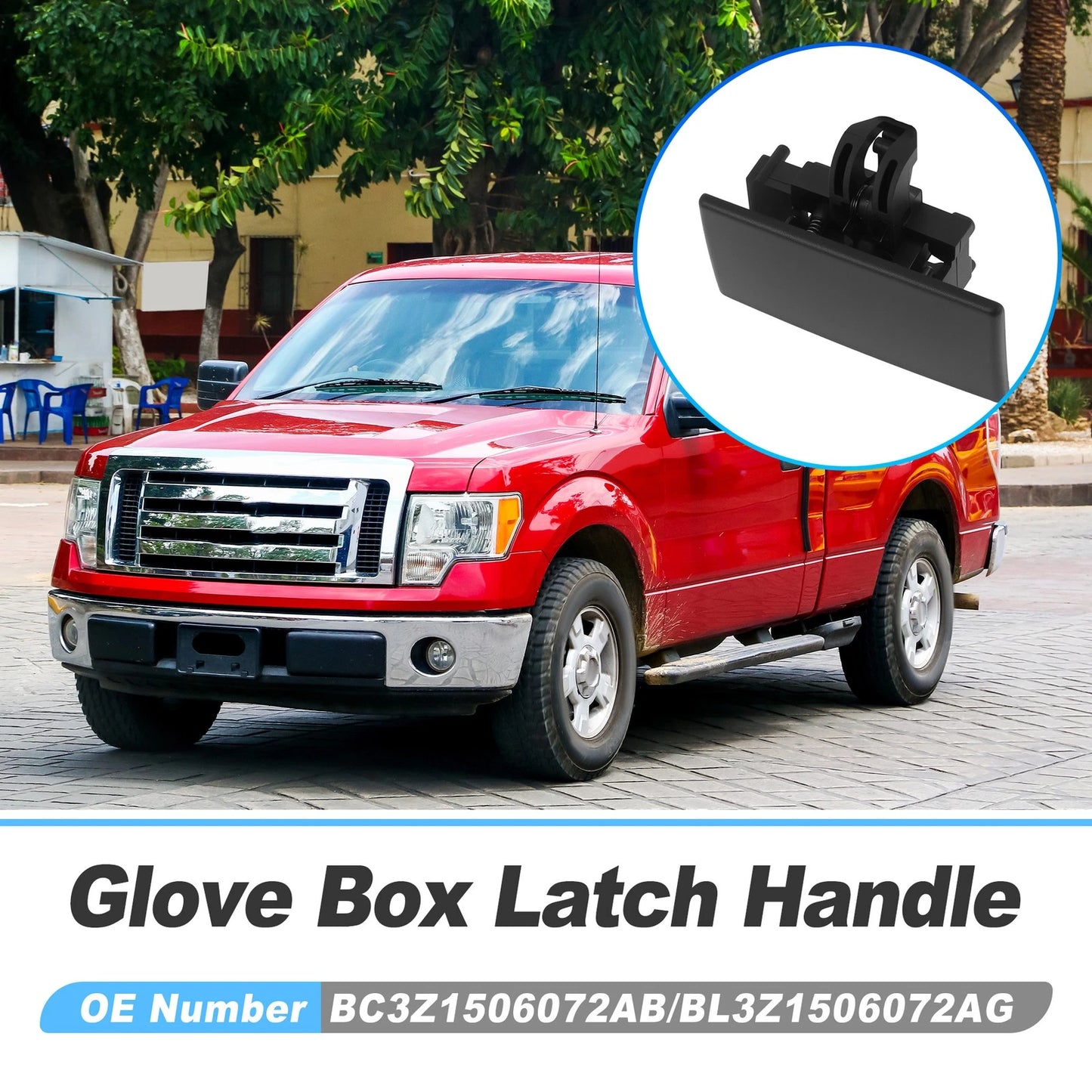Glove Box Latch for Ford F-150 (2011–2014) BC3Z1506072AB Black Plastic