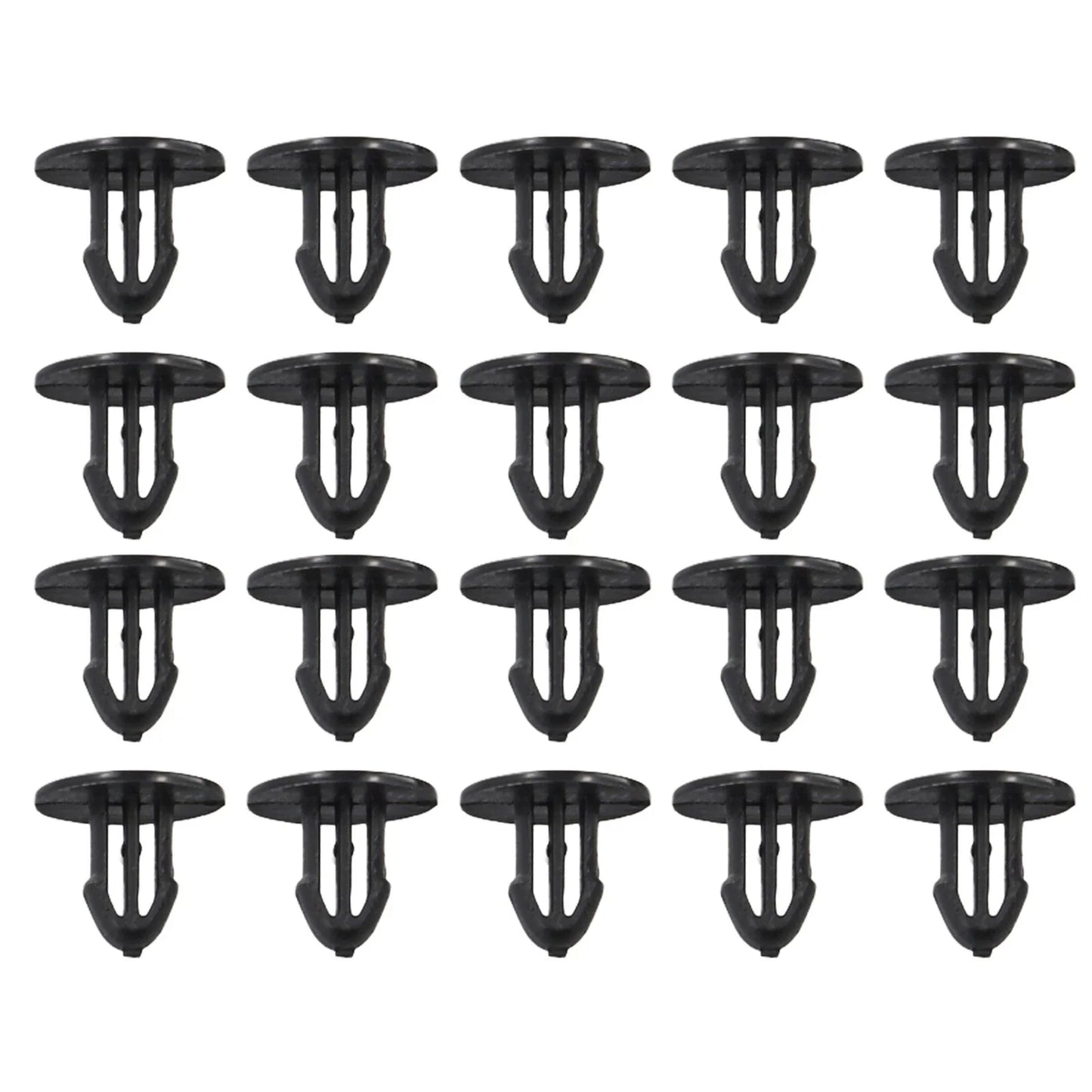 Clip / 10mm / Cowl Grille Clip Nylon Stem 20pcs for Civic Del Sol