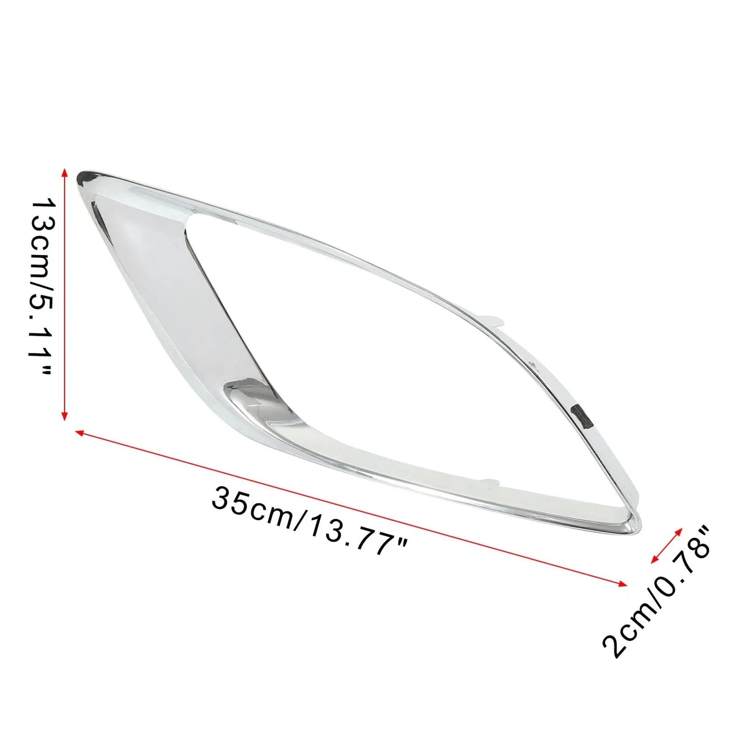 Front Left Fog Light Grille Cover for Dodge Durango (2014-2018)
