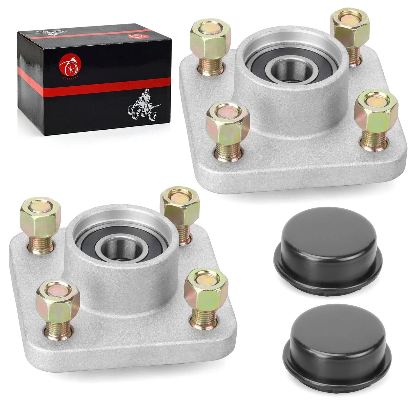 2 x Wheel Hub & Cover Cap for Yamaha Golf Cart (G8-G27)