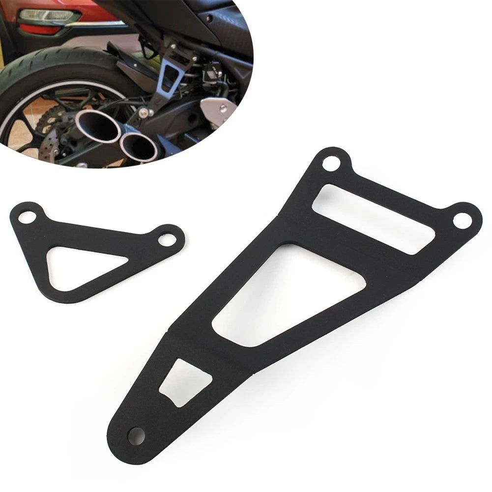 Kickstand Side Stand Plate Extension Pad for Yamaha MT09 (2013–2016) Silver