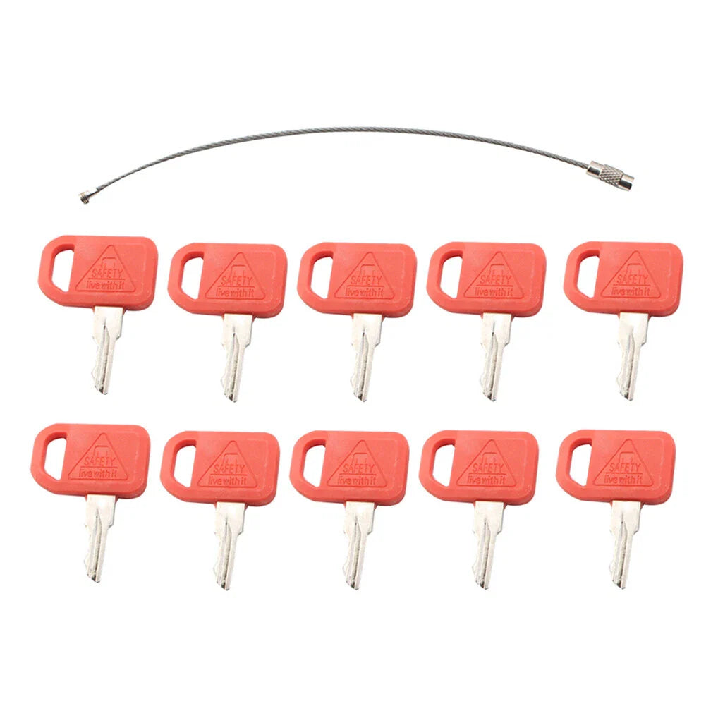 Key for John Deere Skid-Steer Loader 260 280 CT332 323D 323E - 10 pcs