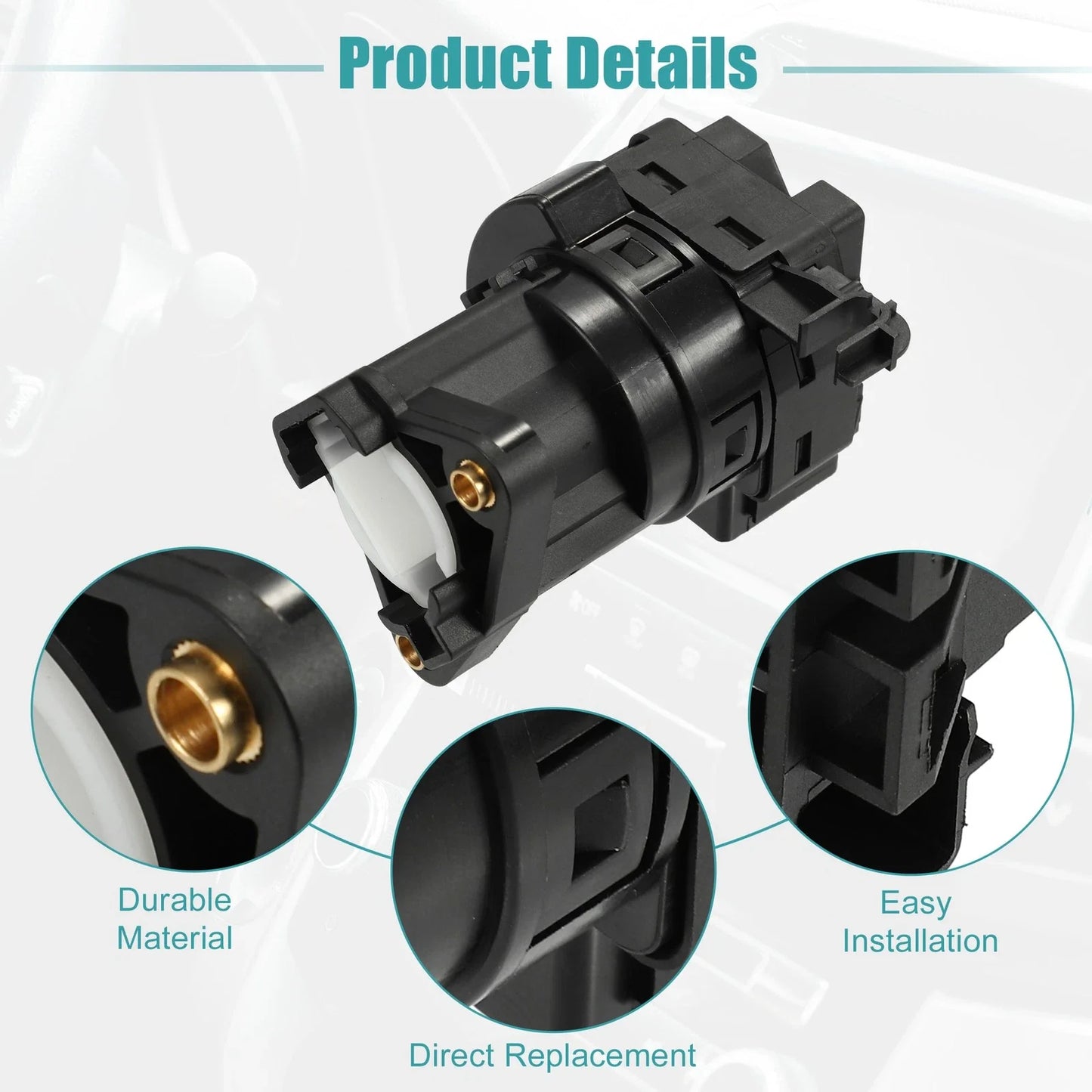 Ignition Switch Cylinder Lock Assembly for Chevrolet Impala (2000-2016)