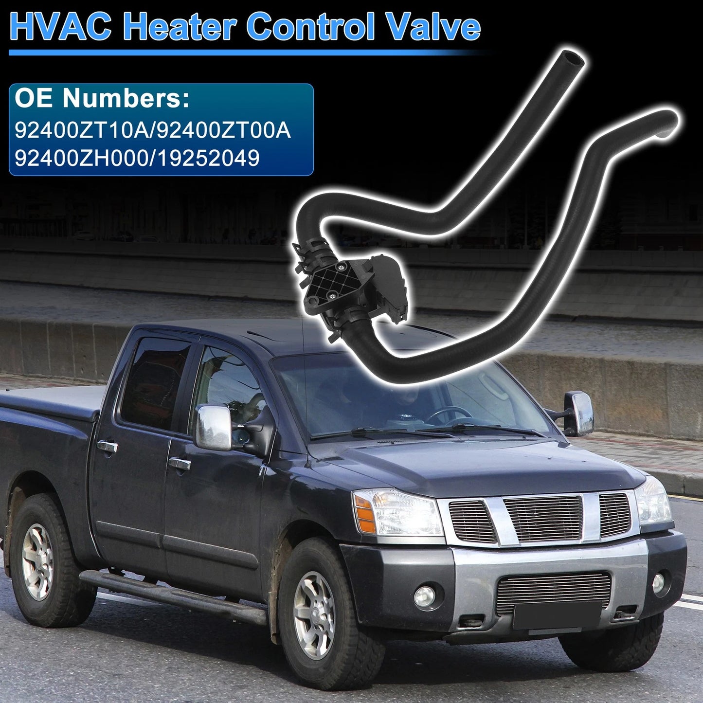 Heater Control Valve for Nissan Titan (2004–2015) 5.6L V8 92400ZT10A