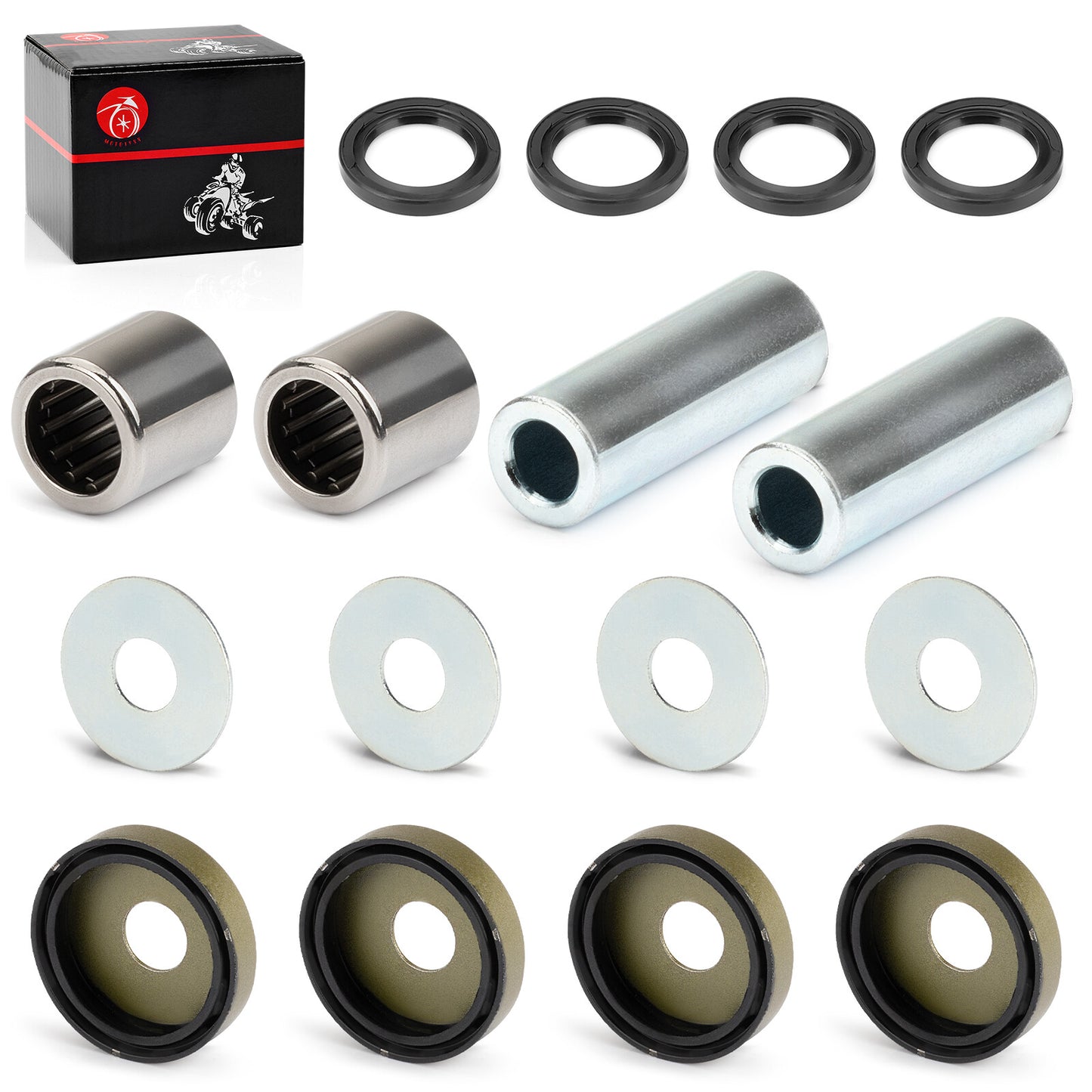 Front Lower A-Arm Bushing Seal Kit for Kawasaki KFX400 (2003–2006)