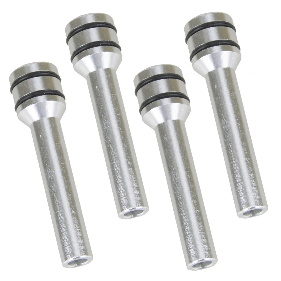 4 x Aluminium Door Latch Pin Covers for Car Interior - 49mm