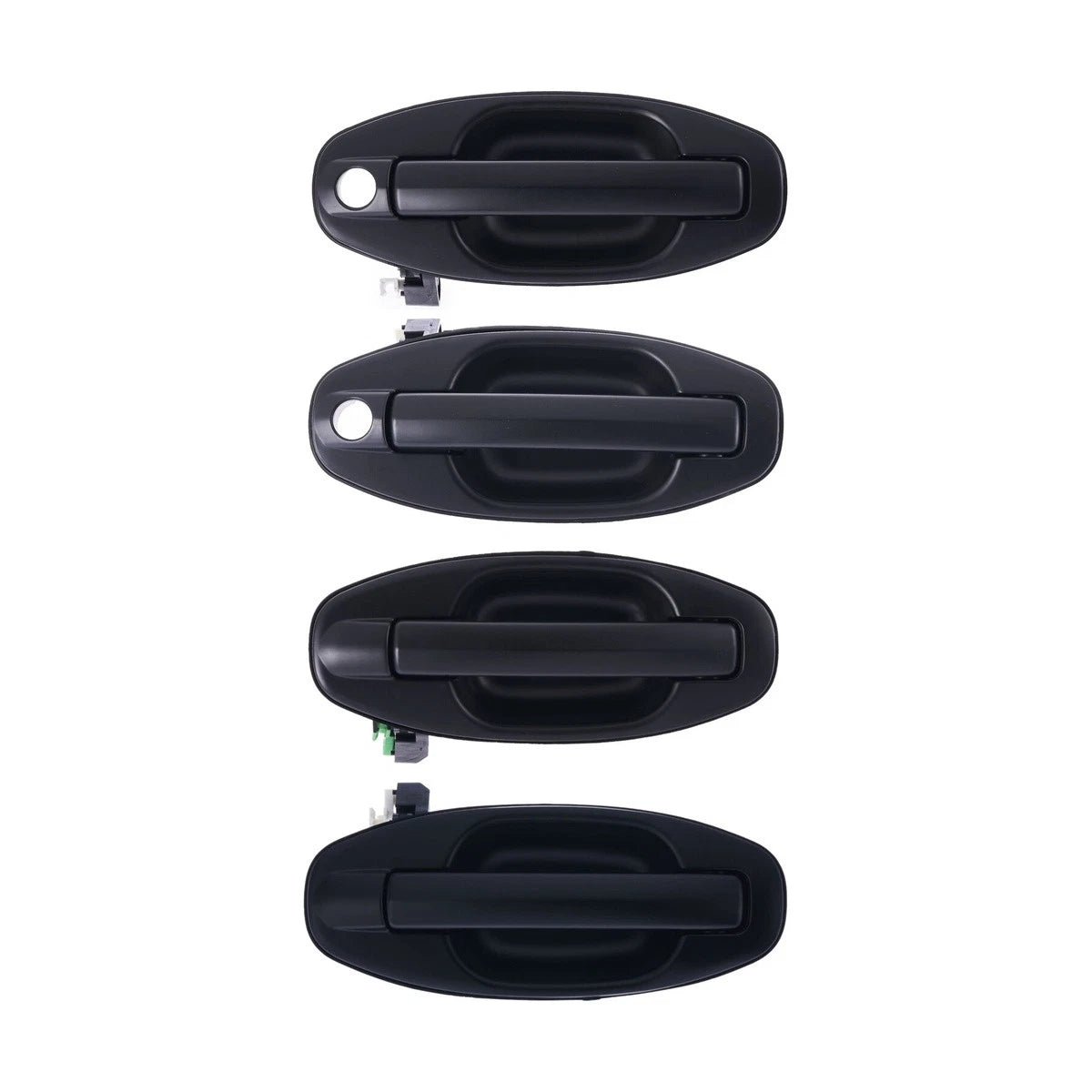 Set of 4 Outer Door Handles for Hyundai Santa Fe (2000–2005) Black